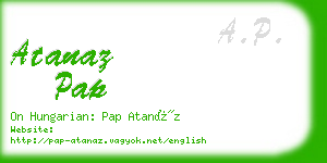 atanaz pap business card